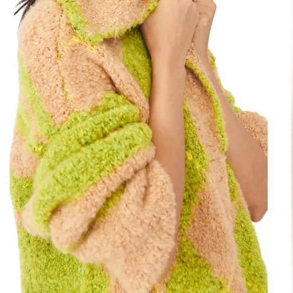 Free People Sunshine To Follow new with tags XS sweater in lemon sugar combo - Picture 4 of 9